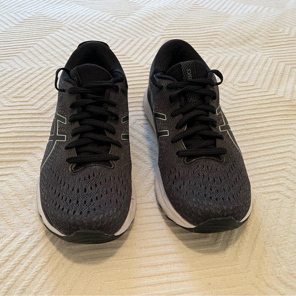 ASICS GEL-NIMBUS 24, BLACK/PURE SILVER - Women’s Running Shoe - 7.5 medium - Picture 6 of 9